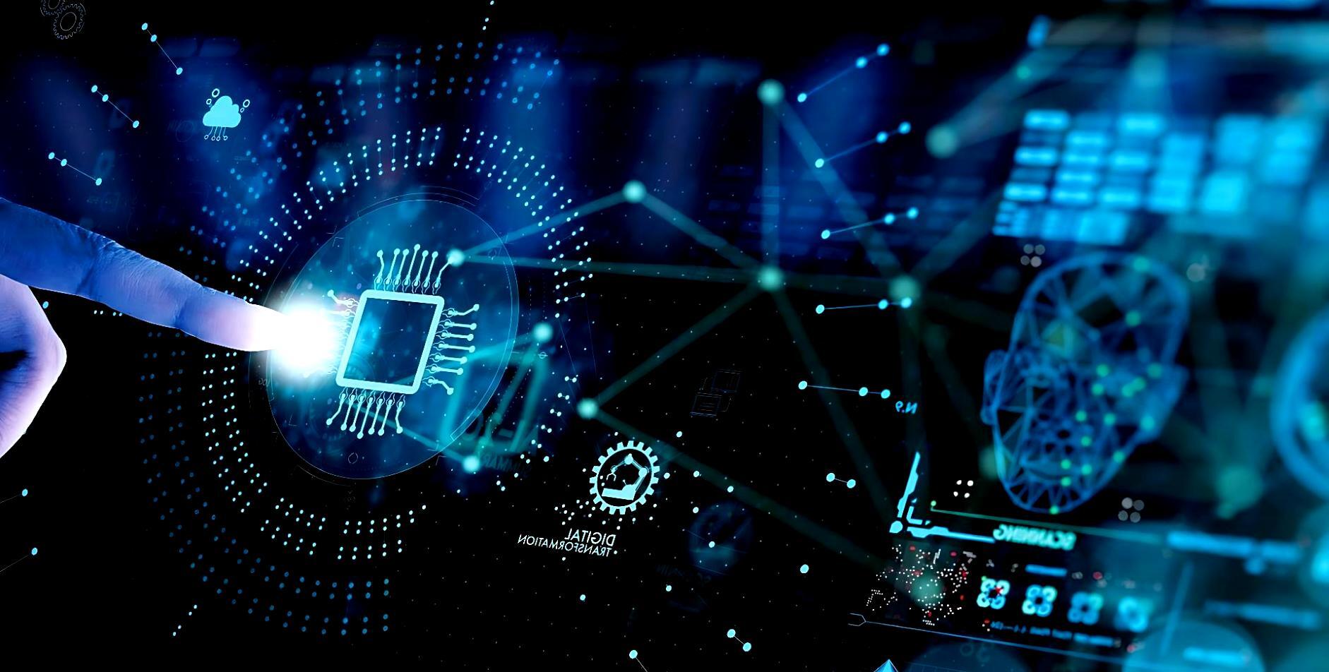 Studenti che utilizzano tecnologie AI per l'apprendimento interattivo
